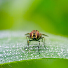 fly on leaf