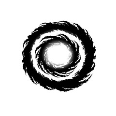 Abstract Black Hole Vortex Swirl.