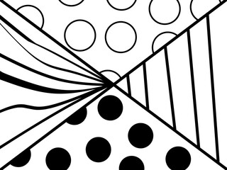 black and white abstract background