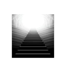 Obraz premium Stairway to Heaven Ascending to Brightness.