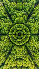Forest Kaleidoscope - Aerial Symmetry