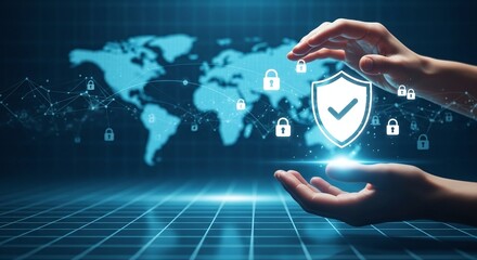 Cybersecurity Protection Shielding Data and Networks Worldwide