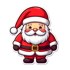 Full body Santa Claus sticker