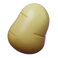 Vegetable 3D Icon Potato