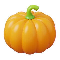 Vegetable 3D Icon Pumpkin