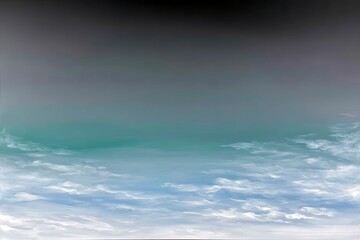 An abstract image of a cloudscape with a gradient sky. The sky transitions from dark to light blue, with clouds in the lower portion.