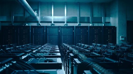 The Silent Powerhouse: Inside a Massive Data Center & Server Farm - Powered by Adobe