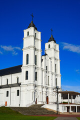 Fototapeta premium Basilica of the Assumption of the Blessed Virgin Mary in Aglona, Latvia - This roman catholic baroque pilgrimage site is the largest shrine in Latvia