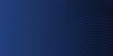 Modern 3D wave curve abstract presentation background. Luxury paper cut background. Abstract decoration, gold pattern, halftone gradient, 3D vector illustration. Unique dark blue background.