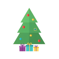 Fototapeta premium Vector illustration of modern holiday celebration icons and symbols for festive designs