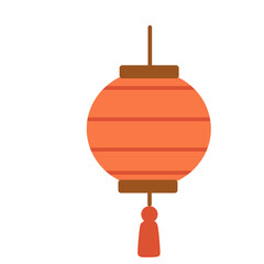 Classic red paper lantern with tassel, perfect for traditional, festive, or cultural birthday party decoration.