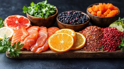 Various healthy ingredients