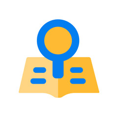 research flat icon