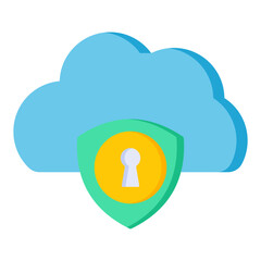 Cloud Security Icon