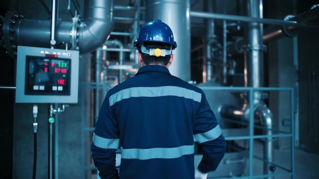 Industrial Engineer Controls Advanced Systems in Smart Factory