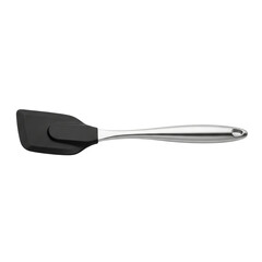 Nonstick silicone spatula isolated on transparent background for clean product scenes
