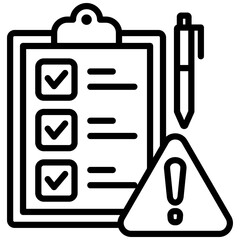 Risk Assessment Icon