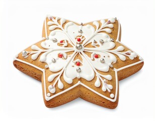 Star-Shaped Christmas Cookie 