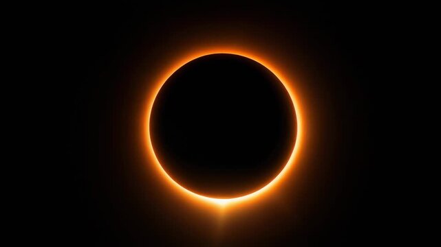 Stunning solar eclipse captured in vivid detail featuring the sun's corona and darkened sky