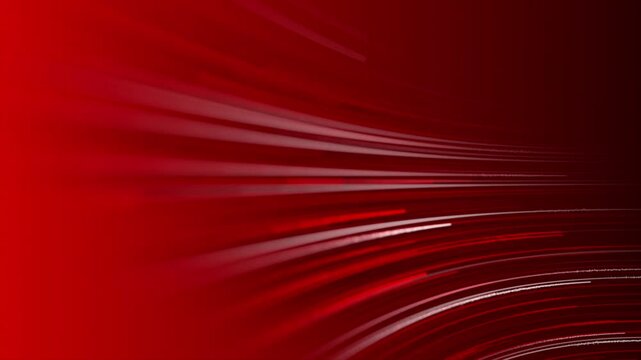 Red color rotating parallel lines modern design geometrical background