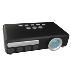 Slide Projector 3D Illustration