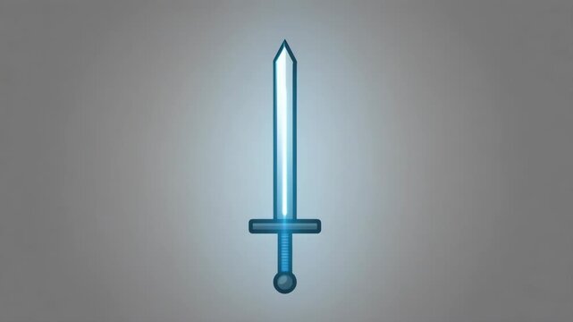 Animated Sword Transformation: From Dull to Glowing, Modern Design