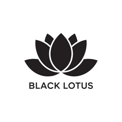 Fototapeta premium Elegant Lotus Flower Logo Vector Design