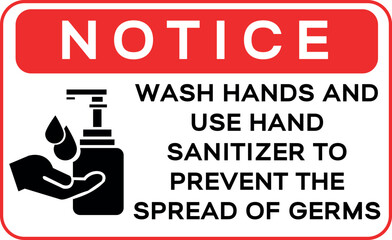 COVID-19 & Virus Safety Measures – Awareness Notices and Vector Symbols, wearing mask, social distance , wash hands 