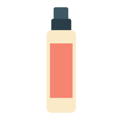 A minimal skincare lotion bottle illustration, suitable for beauty themes, cosmetic designs, product labels, hygiene materials, wellness graphics, and personal care educational content.