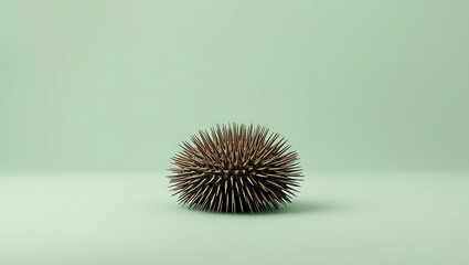 Spiky Seed Pod Textured Natural Element Decorative Object