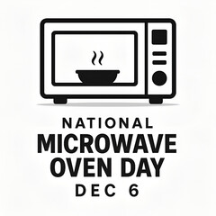 National microwave oven day Futuristic Tech Mesh Microwave Poster