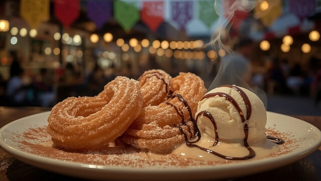 Golden Rings of Delight: A Mexican Dessert Masterpiece
