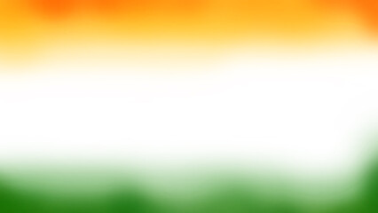Abstract Indian Tricolor Background – Saffron White Green Artistic Flag Texture