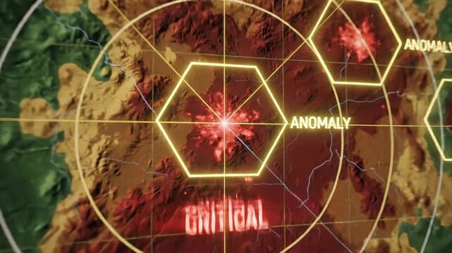 Machine learning models detect anomalies on the aerial defense radar heatmap.