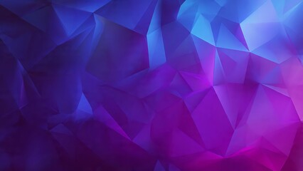 Naklejka premium Abstract Polygon Background with Triangular Mesh Surface and Technology Vibes
