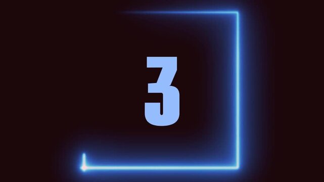 Unique Countdown 0 to 40 Animation, Timer Icon, Count the Number, Counts Digits, Modern Countdown Time, Black Screen Background and Amazing Countdown Video