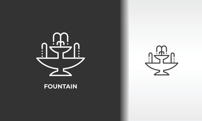 Fountain Vector, Icon Or Logo Sign Isolated Symbol Illustration