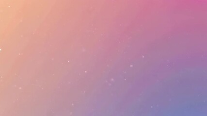 Beautiful soft pastel gradient background with floating dust particles creating a dreamy ethereal and magical atmosphere perfect for creative projects and subtle motion graphics