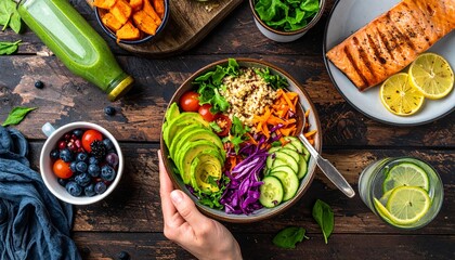 Steaming Hot Americano in Ceramic Mug with Warm Morning Sunlight and Knitted Texture