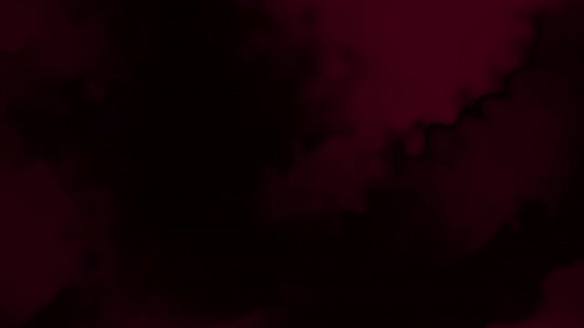 Crimson clouds drift through deep darkness a mesmerizing abstract animation. Fluid motion and subtle wavy light effects create an artistic and inspiring visual experience.