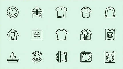 E-commerce Icons Collection For Online Shopping And Business