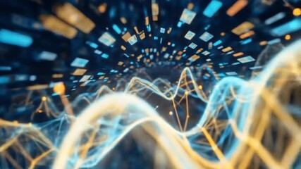 AI data analytics provides predictive insights, real-time modeling, and business intelligence for data-driven decision-making in digital enterprises. 4k video - Powered by Adobe