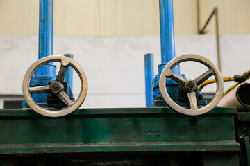 Valves, in mechanical industrial equipment