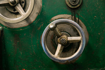 Valves, in mechanical industrial equipment