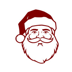 Ho-ho-ho! This joyful Santa Claus face vector brings the true spirit of Christmas to any design — perfect for holiday cards, seasonal ads, and festive merchandise.
