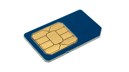 Close up of micro sim card for mobile phone, global connectivity