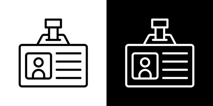 Badge Icon Vector Illustration. Fresh Line Design Built For Creative Flexibility In Light And Dark Versions. 