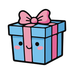 Christmas gift vector illustration design