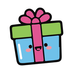 Christmas gift vector illustration design