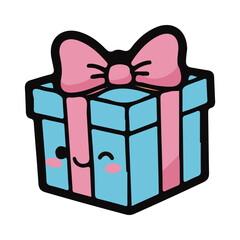 Christmas gift vector illustration design